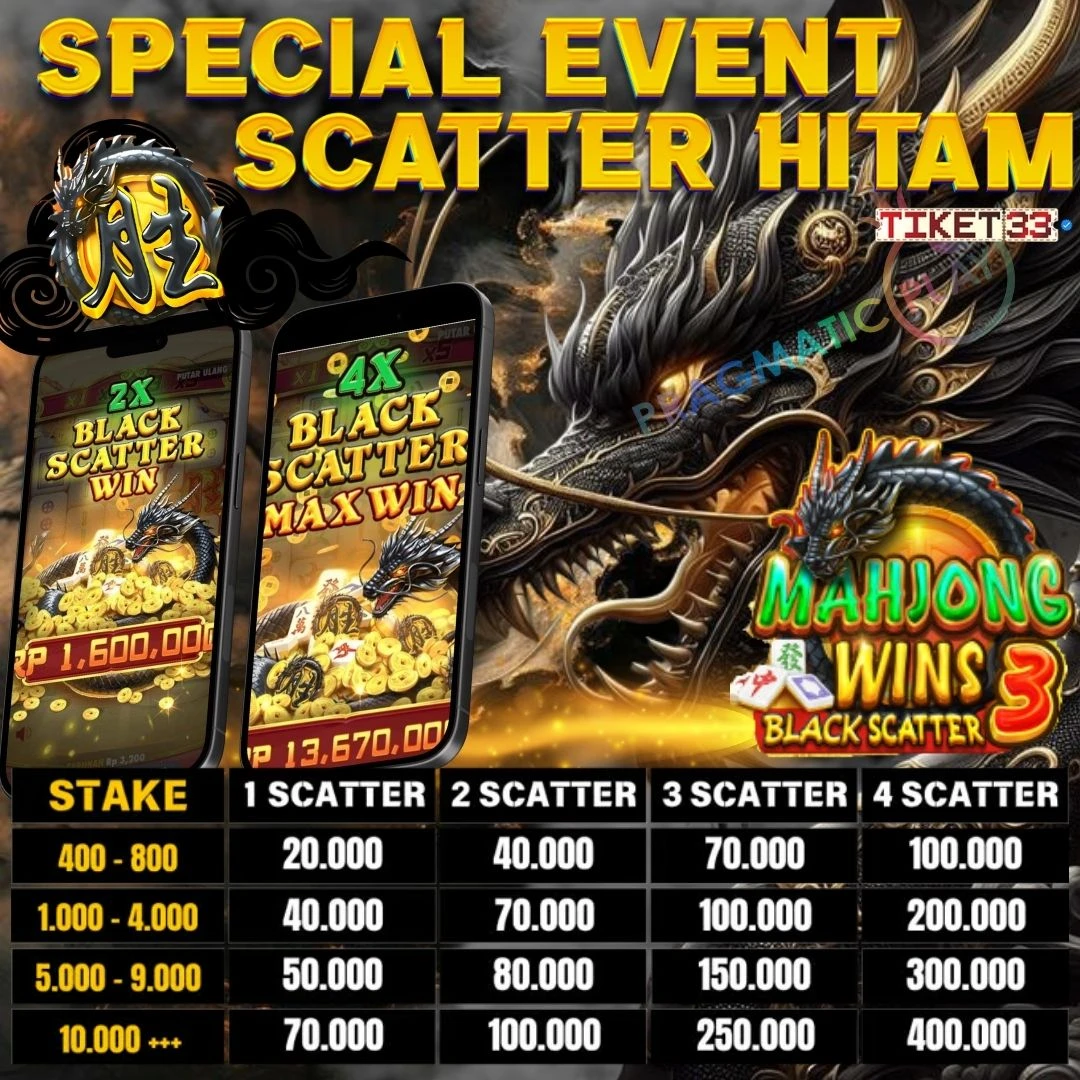 EVENT SCATTER HITAM